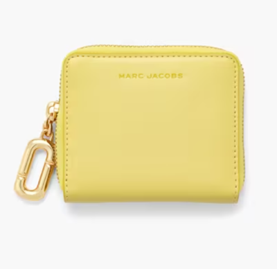 Cartera compacta Marc Jacobs yellow